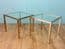 Gold side tables - pair - SOLD